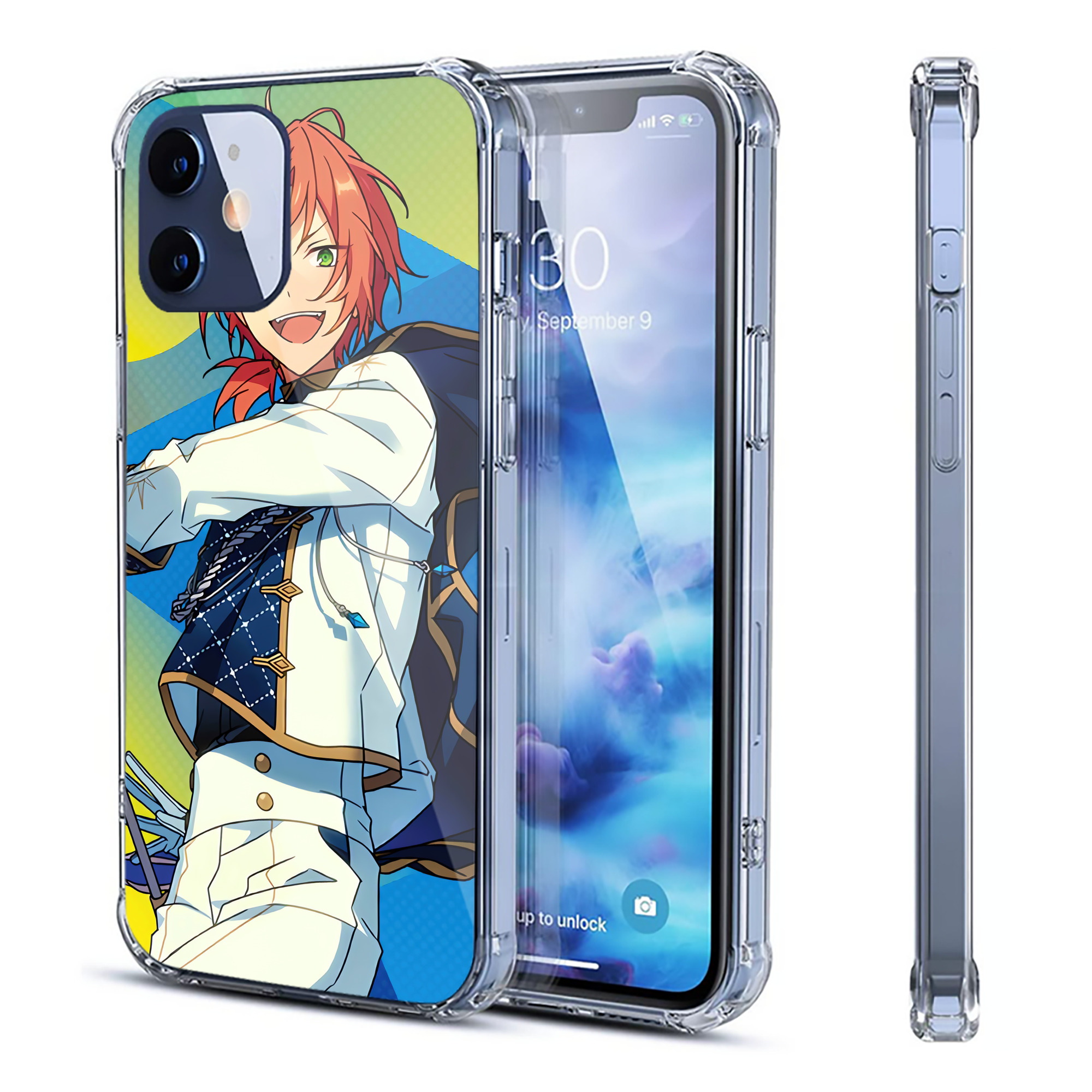 （画像用） あんさんぶるスターズ! Ensemble Stars 【iPhone 12シリーズ対応】透明スマホケース（クリアソフトケース）